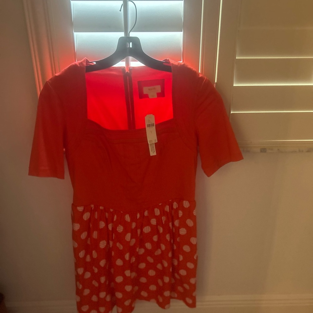 Maeve Vibrant Red Dress